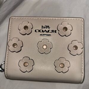 Coach Beige Floral Women's Wallet